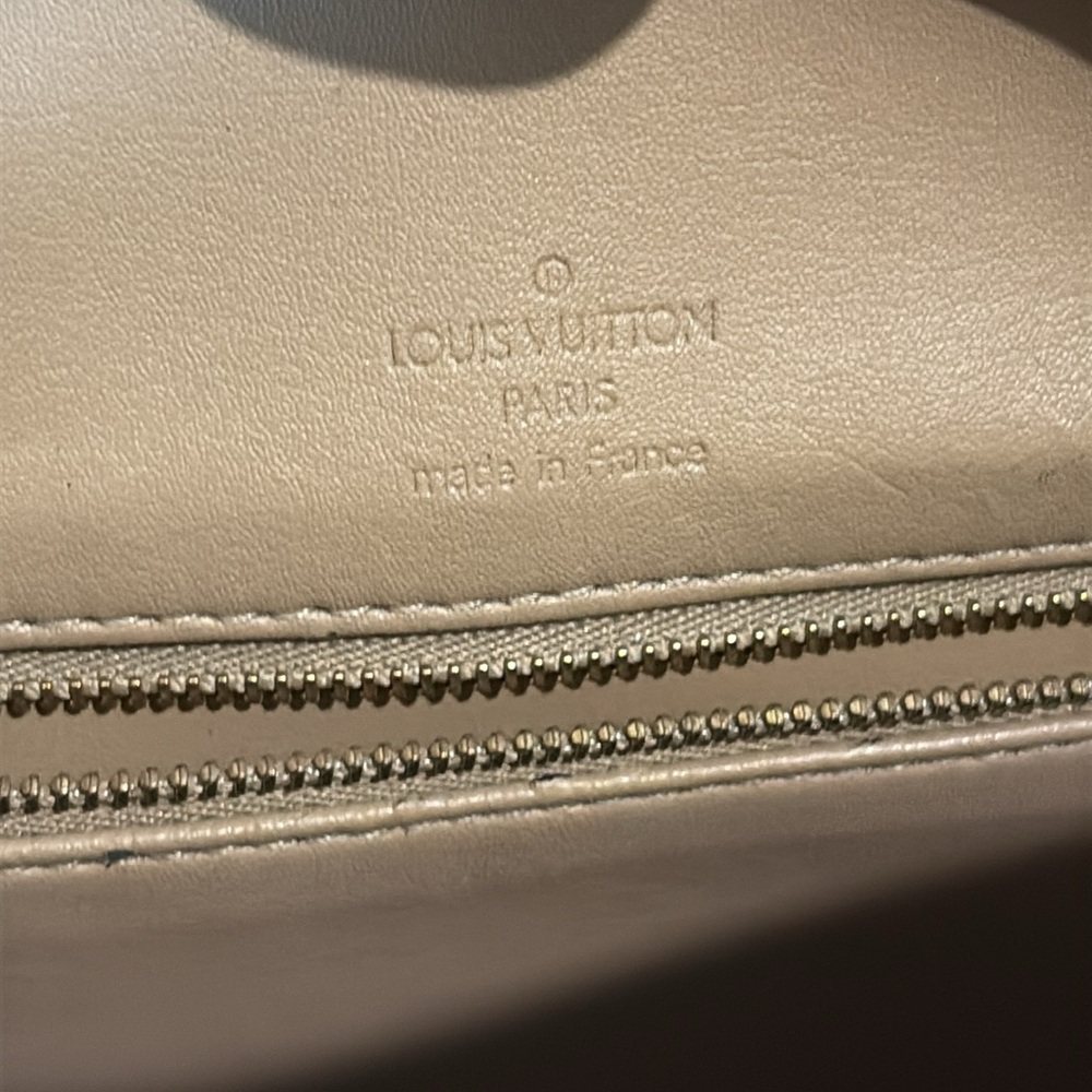 Louis Vuitton Mustard Patent Leather Tote - Picture 12 of 14